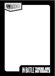 Unmatched: Koszulki na karty